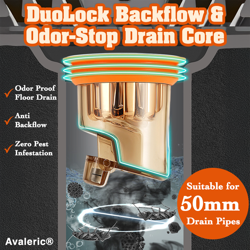 Avaleric® DuoLock Backflow & Odor-Stop Drain Core