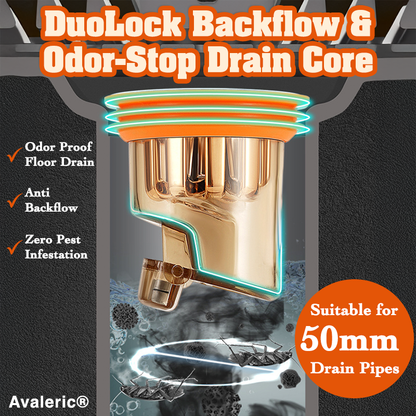 Avaleric® DuoLock Backflow & Odor-Stop Drain Core