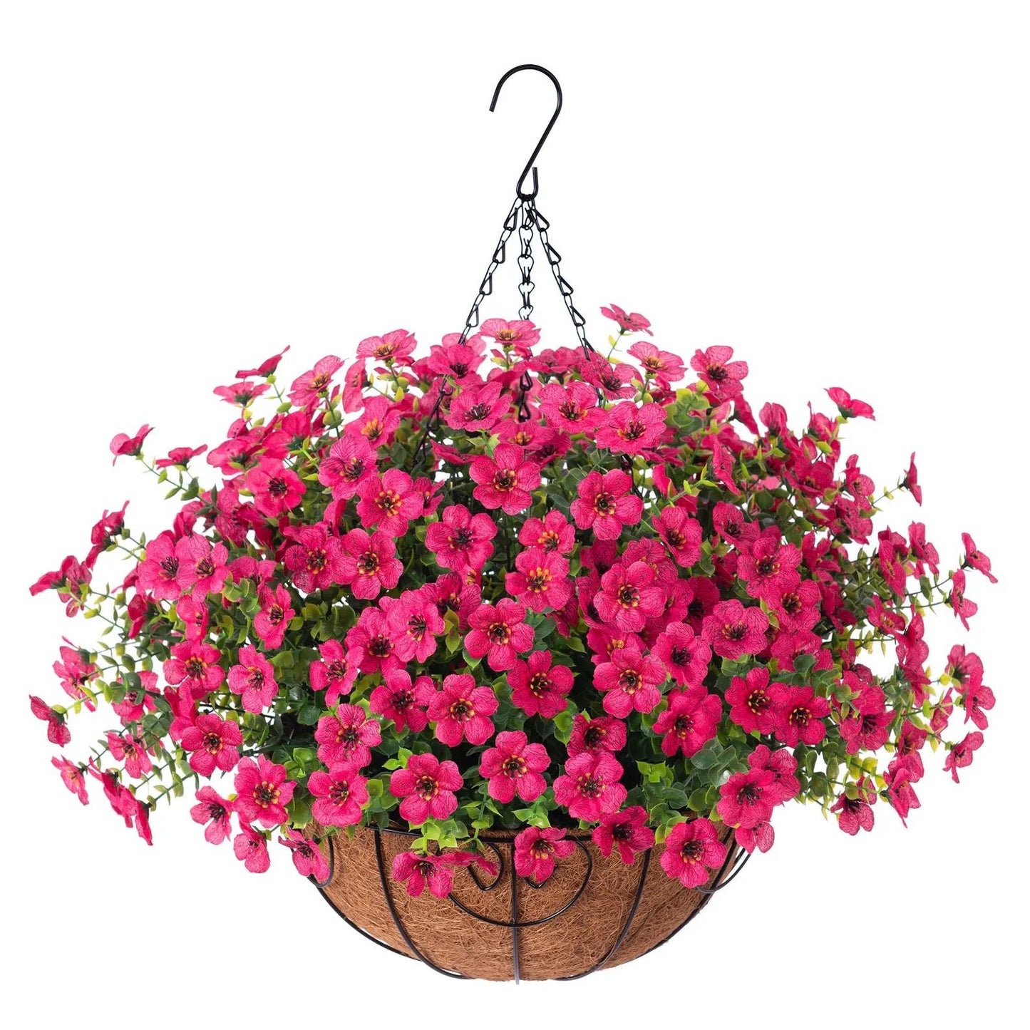 Avaleric® Artificial Hanging Flower Basket