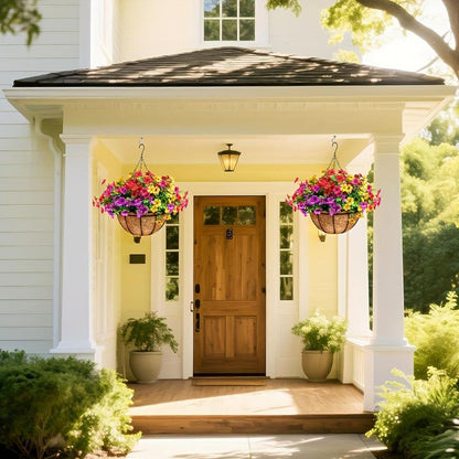 Avaleric® Artificial Hanging Flower Basket