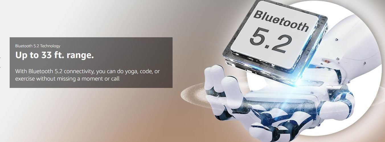 Avaleric® Bluetooth Headphones Earmuffs Ear Warmers Wireless Headphones with Built-in HD Speakers