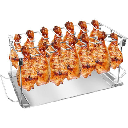 Avaleric® Stainless Steel Drumstick Rack
