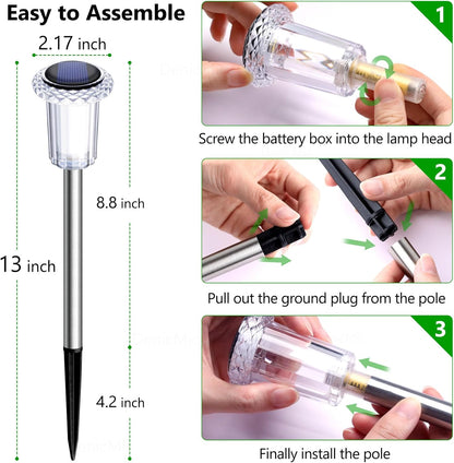 Avaleric® Solar Powered Outdoor Light Kit