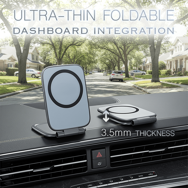 Avaleric® Ultra-Thin Magnetic Dashboard Phone Holder