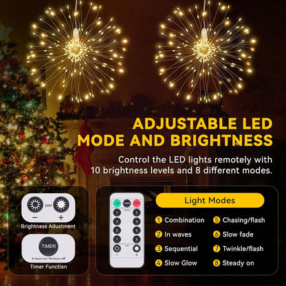 Avaleric® Copper Wire Firework Lights