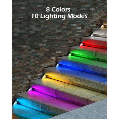 Avaleric® RGB Solar Step Stair Lights 💡