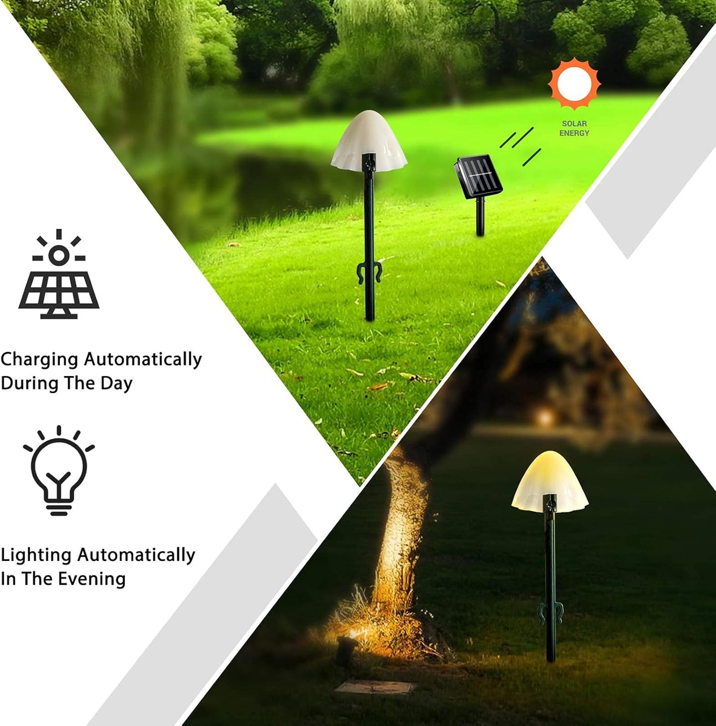 Avaleric® Solar Mushroom Lights