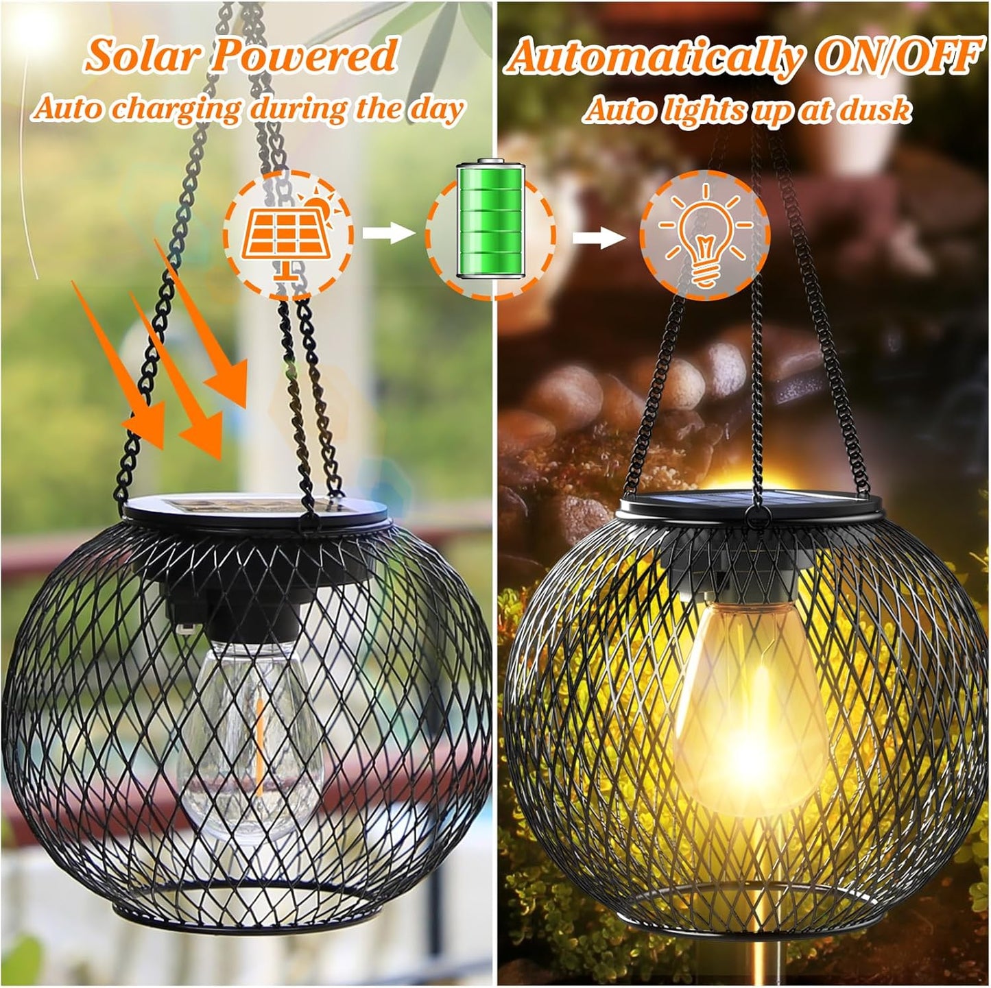 Avaleric® Solar Outdoor Garden Lantern