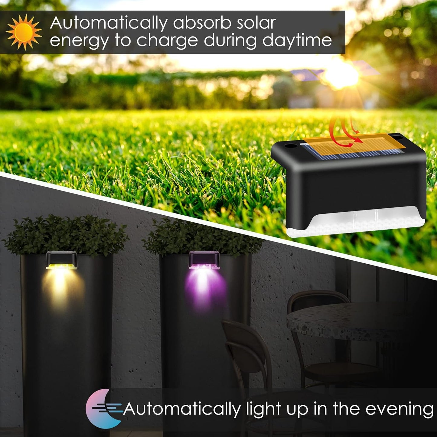 Avaleric® Solar Powered LED Deck Light