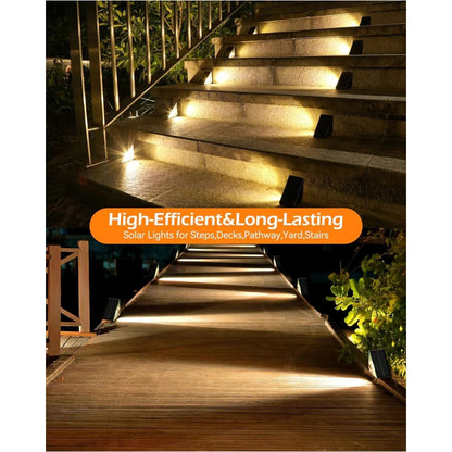 Avaleric® RGB Solar Step Stair Lights 💡