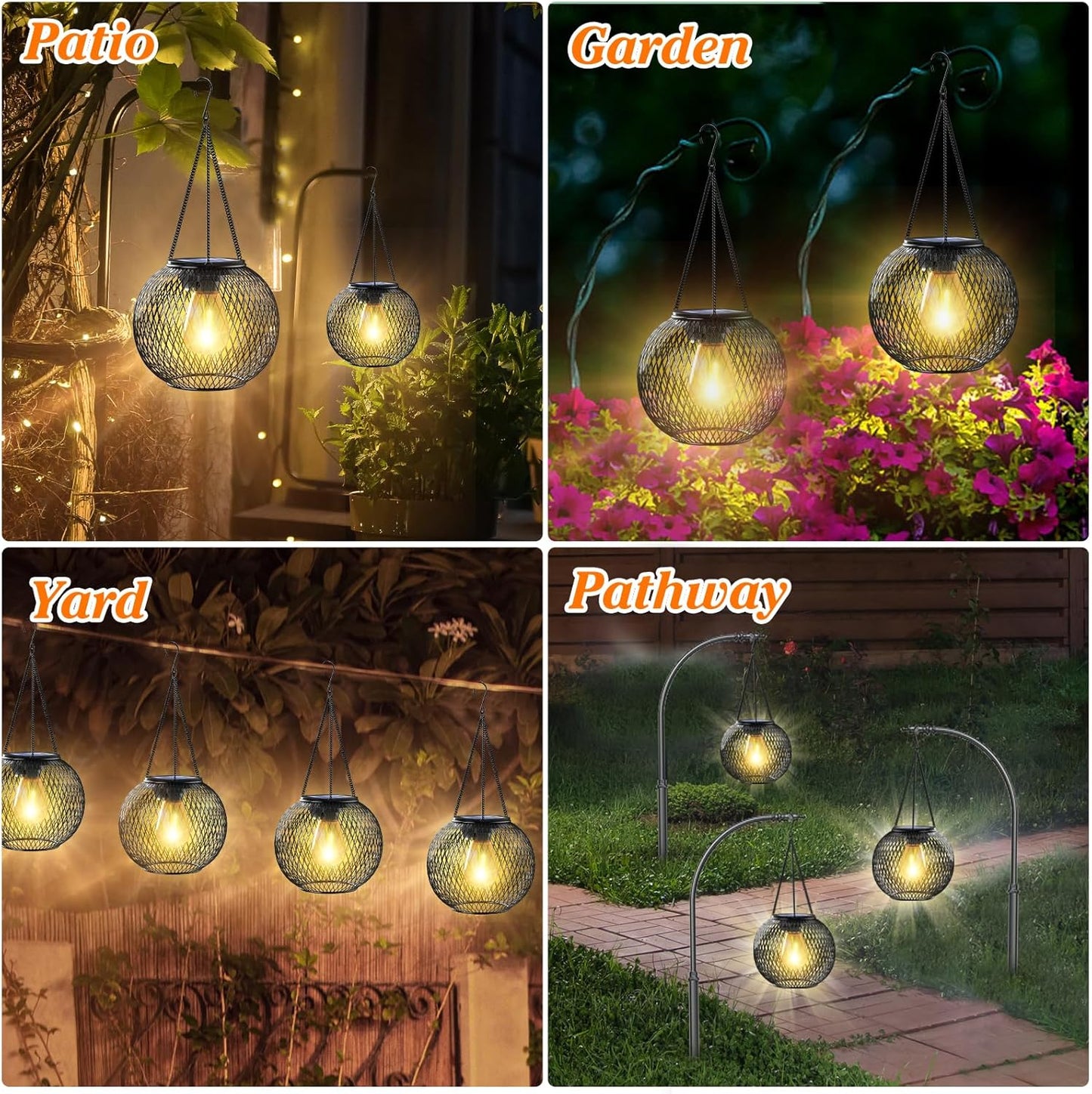 Avaleric® Solar Outdoor Garden Lantern