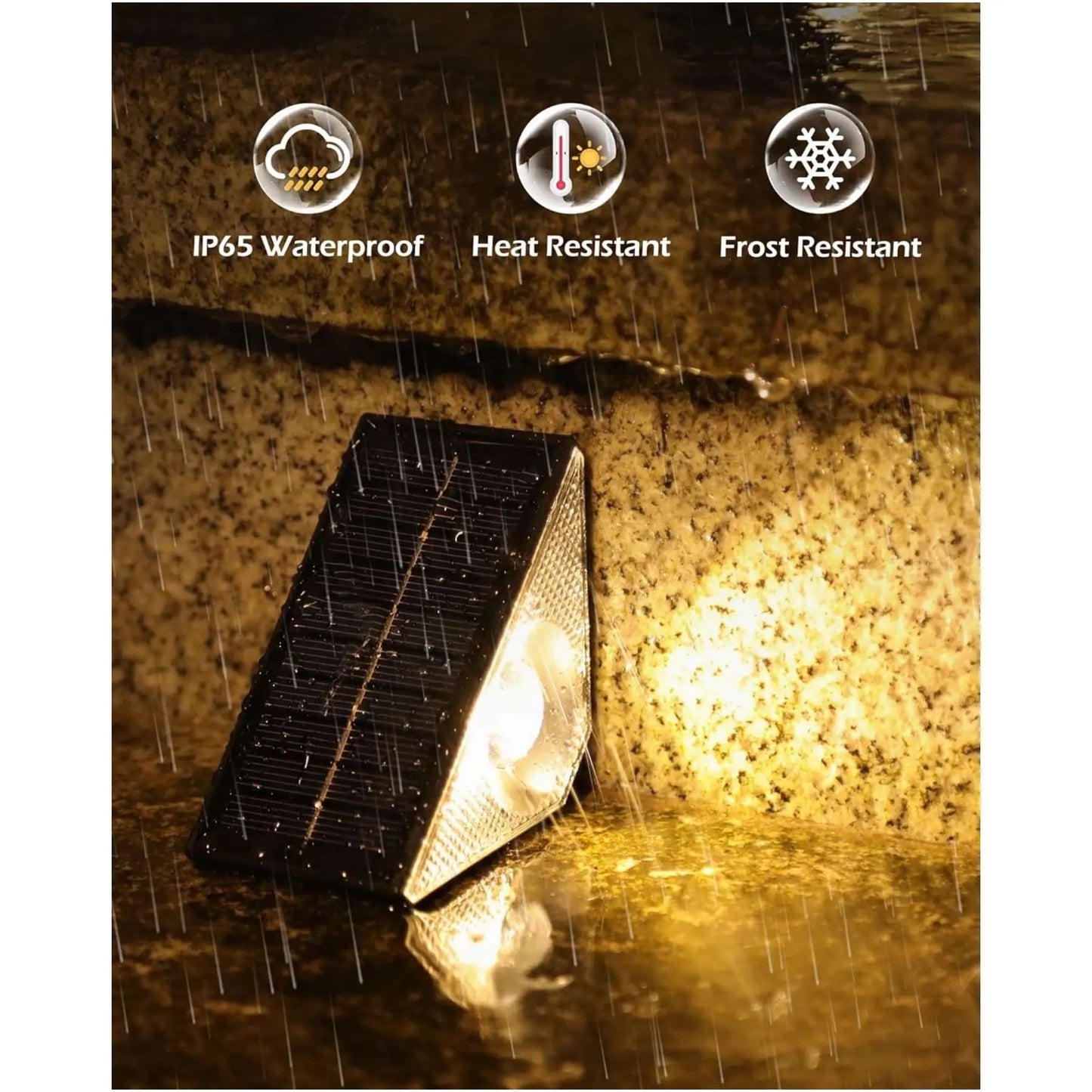 Avaleric® RGB Solar Step Stair Lights 💡