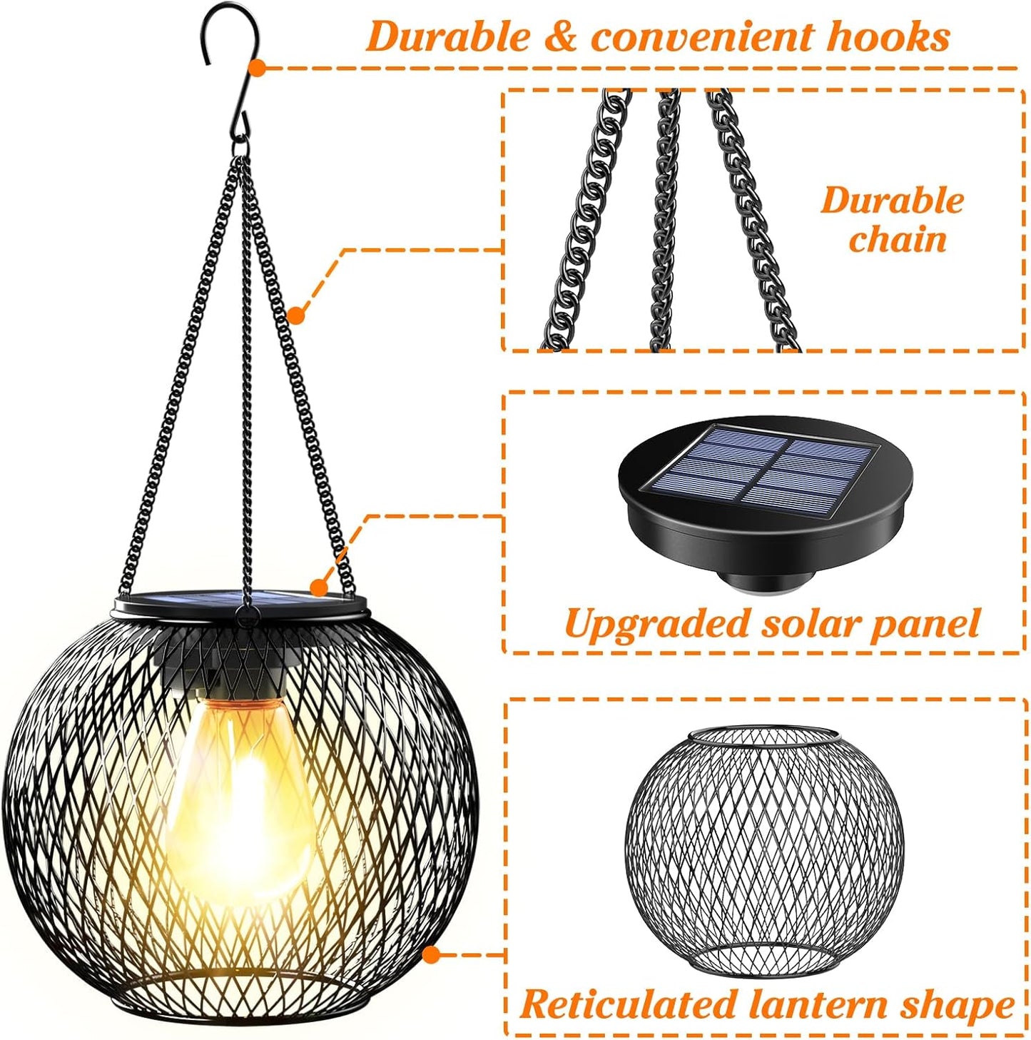 Avaleric® Solar Outdoor Garden Lantern