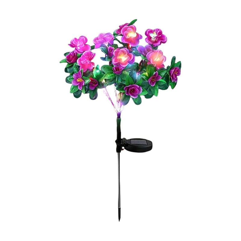 Avaleric® Solar Azalea Flower Lights🌺IP65 Waterproof🪦for Grave Garden Decor Memorial Cemetery Lights