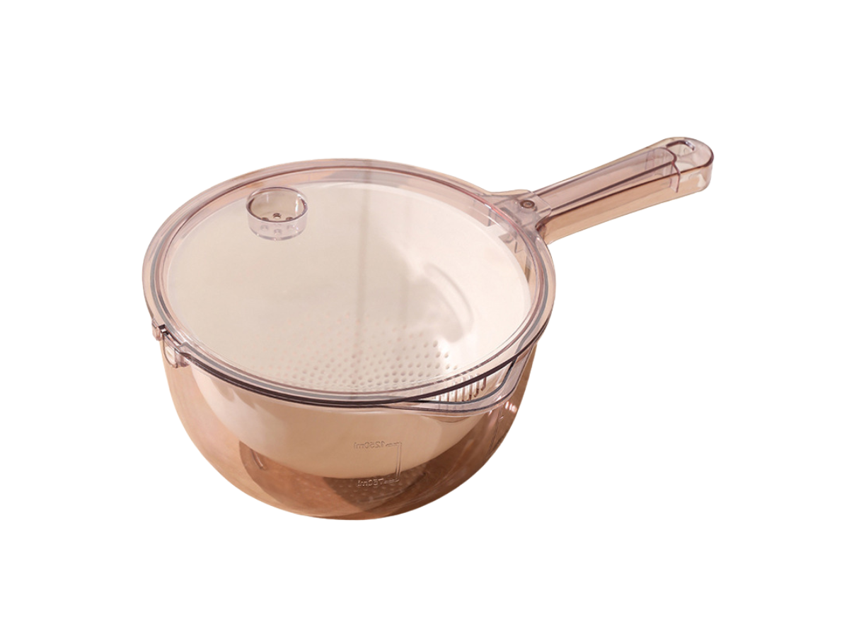 Avaleric® 360° Rotating Drain Rinse Fruit Basket & Detachable Fruit Tray