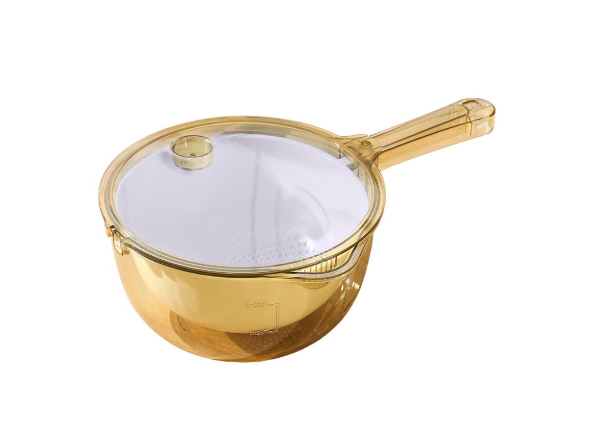 Avaleric® 360° Rotating Drain Rinse Fruit Basket & Detachable Fruit Tray