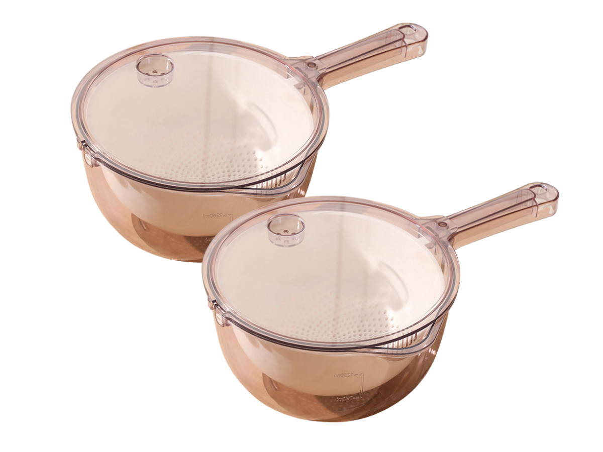 Avaleric® 360° Rotating Drain Rinse Fruit Basket & Detachable Fruit Tray