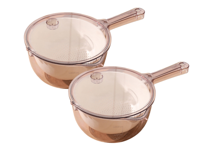 Avaleric® 360° Rotating Drain Rinse Fruit Basket & Detachable Fruit Tray