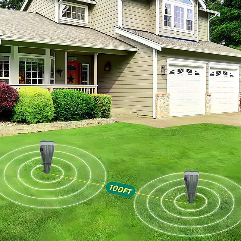 Avaleric® Solar Powered Waterproof Screw Mole Repellent
