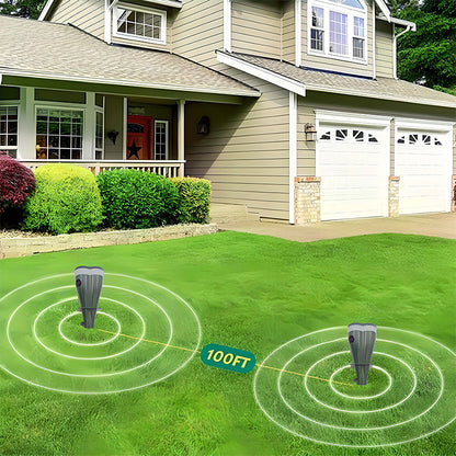 Avaleric® Solar Powered Waterproof Screw Mole Repellent