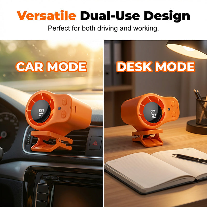 ✅ Avaleric® Hands-Free Personal Cooling Fan with LED Display ❄️