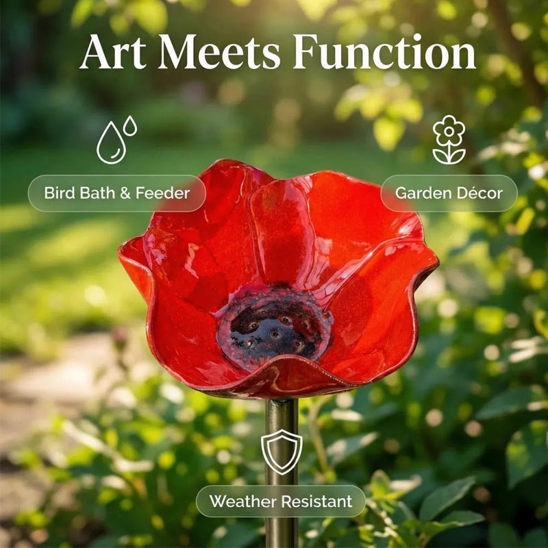 Avaleric® Handmade Metal Flower Garden Stake