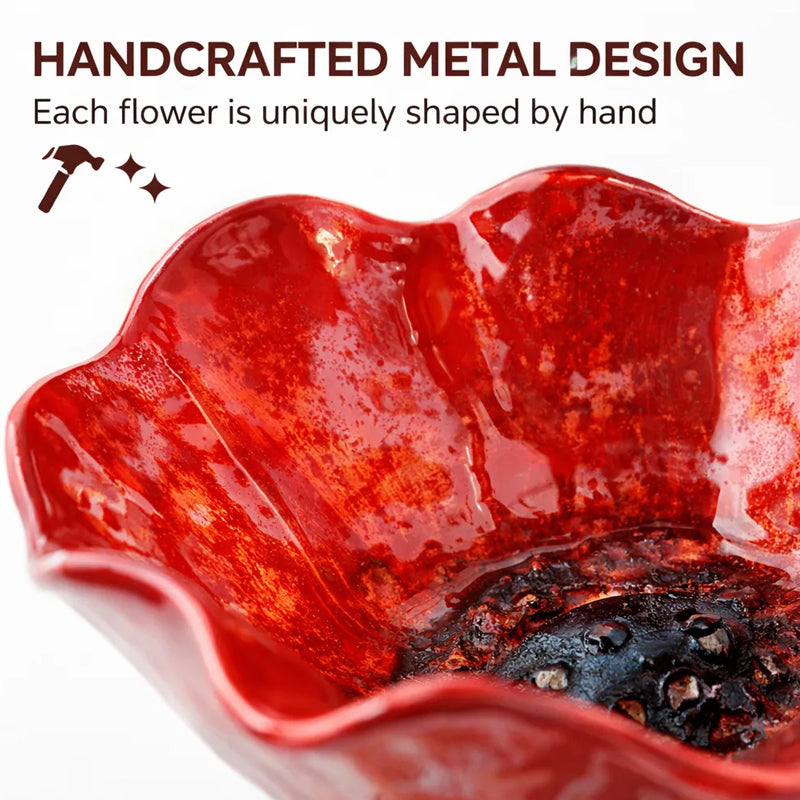 Avaleric® Handmade Metal Flower Garden Stake