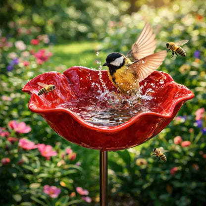 Avaleric® Handmade Metal Flower Garden Stake