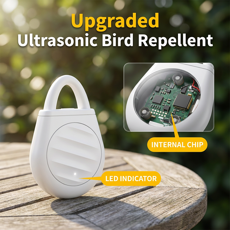 Avaleric® Portable Ultrasonic Bird Repellent Keychain