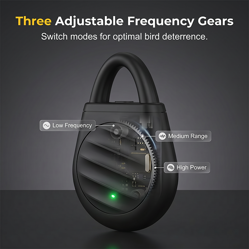 Avaleric® Portable Ultrasonic Bird Repellent Keychain